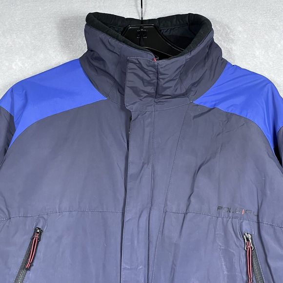 Polo Ralph Lauren Jacket Mens Size Large Navy Blue Polo Sports Jacket Pockets - Picture 2 of 16